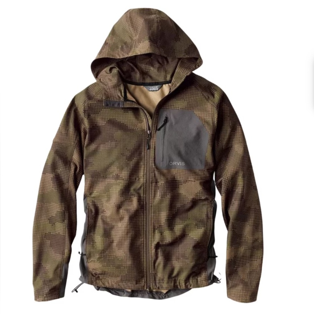 Orvis Men's Pro LT Softshell Full Zip Hoodie
